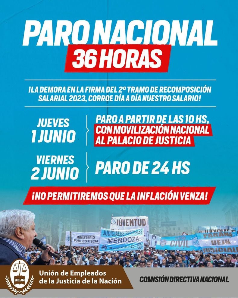 Judiciales Anunciaron Un Paro De 36 Horas En Reclamo De Aumentos Salariales