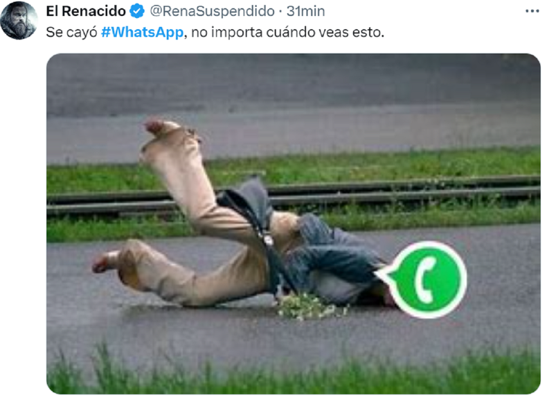 Se cayó WhatsApp los mejores memes en las redes sociales