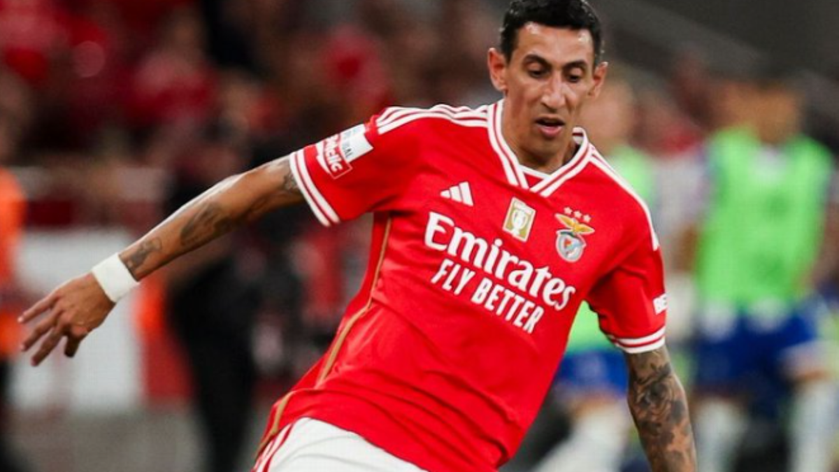 Di María se recuperó de su lesión y volvió a jugar con Benfica