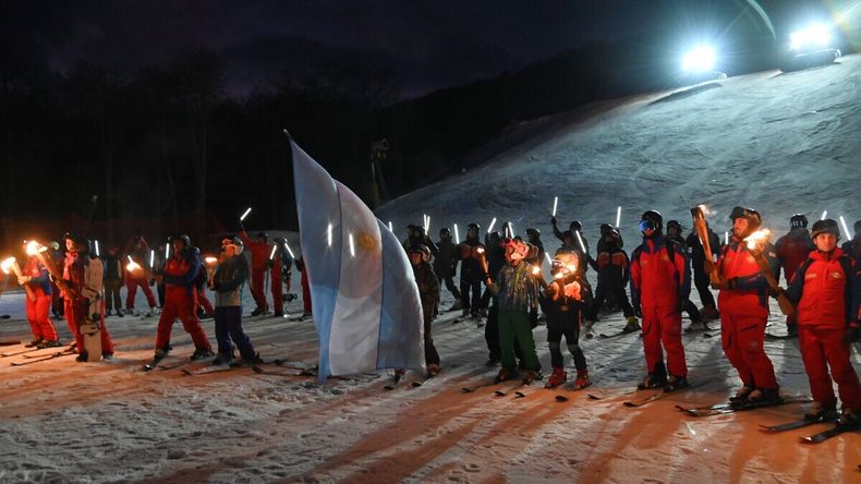 Tierra del Fuego inauguró la temporada con la Fiesta Nacional del Invierno