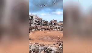 Las lluvias torrenciales afectaron Derna, una ciudad de 100.000 habitantes.