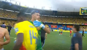 el furioso gesto de dibu martinez, tras la derrota frente a colombia el furioso gesto de dibu martinez, tras la derrota frente a colombia