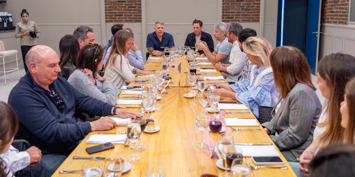 El almuerzo en la casa de 