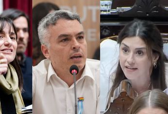 Romina del Plá, Esteban Paulón y Marcela Pagano presentaron una denuncia formal contra el Gobierno por censura a la prensa. Romina del Plá, Esteban Paulón y Marcela Pagano presentaron una denuncia formal contra el Gobierno por censura a la prensa.