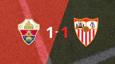 elche no pudo en casa ante sevilla y empataron 1-1 elche no pudo en casa ante sevilla y empataron 1-1