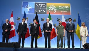 Zelenski agradeció el apoyo del G7 pero pidió que Ucrania entre a la OTAN.
