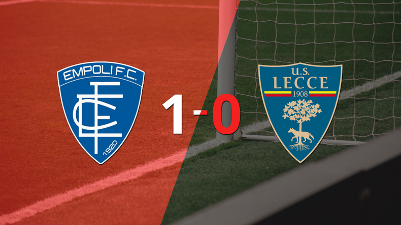 Con un solo tanto, Empoli derrotó a Lecce en el estadio Stadio Carlo Castellani