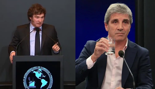 Milei respaldó a Caputo en Economía.