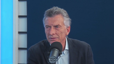 Mauricio Macri dio una entrevista tras el relanzamiento de su partido, el PRO.
