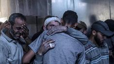 El lamento de los ciudadanos gazatíes. El lamento de los ciudadanos gazatíes.