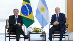 Alberto Fernández y Lula da Silva.