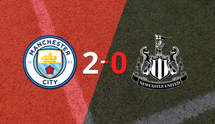 en su casa, manchester city derroto por 2-0 a newcastle united
