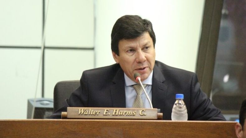 Walter Harms tenía 61 años y era diputado del Partido Colorado.