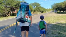 La familia que conmovió a todos en Racing. La familia que conmovió a todos en Racing.