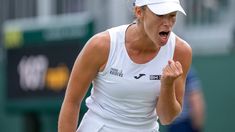 Solana Sierra hace historia en Wimbledon. Solana Sierra hace historia en Wimbledon.