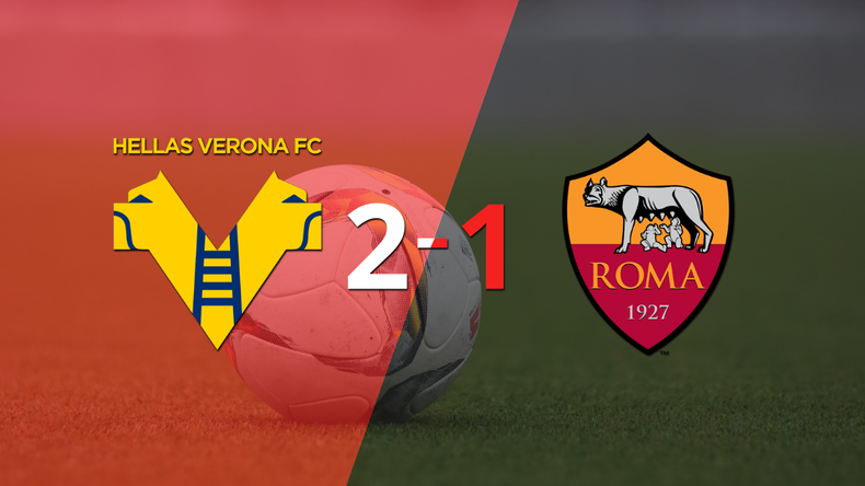 Roma no pudo en su visita a Hellas Verona y perdió 2 a 1