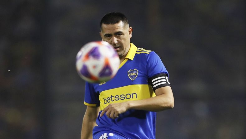 Juan Román Riquelme en su partido despedida.