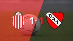 reparto de puntos en el empate a uno entre barracas central e independiente