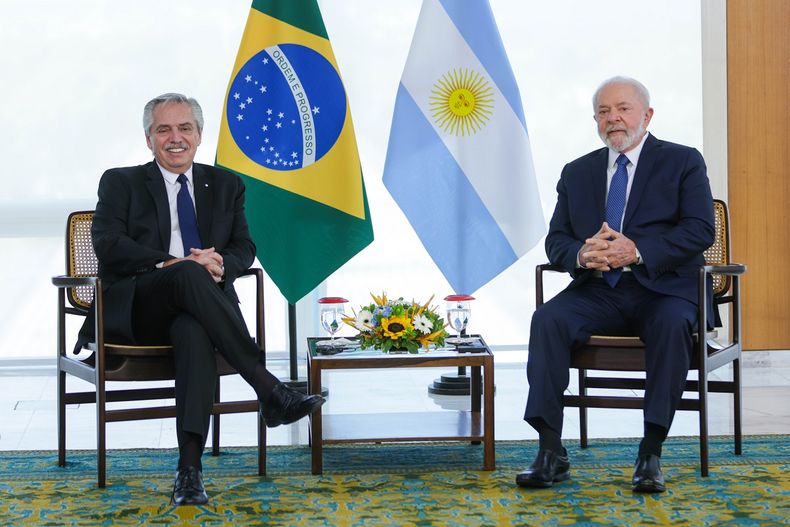 Alberto Fernández y Lula da Silva.