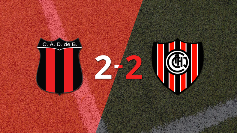 Def. de Belgrano empató con Chacarita y Enzo González anotó dos goles