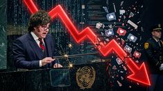 Javier Milei generó bajo impacto digital con su discurso en la ONU (imagen generada con IA). Javier Milei generó bajo impacto digital con su discurso en la ONU (imagen generada con IA).
