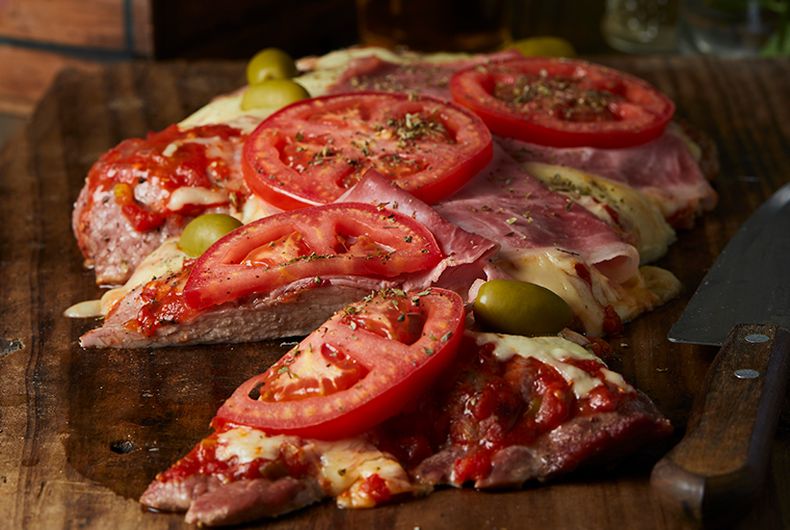 Matambre a la pizza.