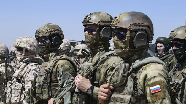 Soldados rusos en la guerra con Ucrania.