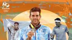 Del Potro y la medalla bisagra en su carrera.