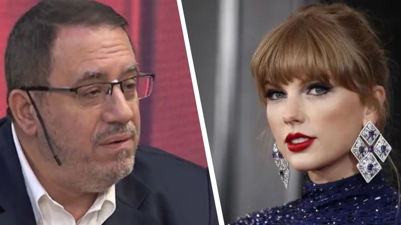 El divertido cruce de Carlos Maslatón con las fanáticas de Taylor Swift que quieren evitar que vaya al recital