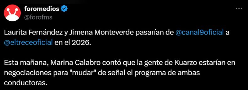 Laurita Fernández y Jimena Monteverde, las dos figuras que busca El Trece. Laurita Fernández y Jimena Monteverde, las dos figuras que busca El Trece.