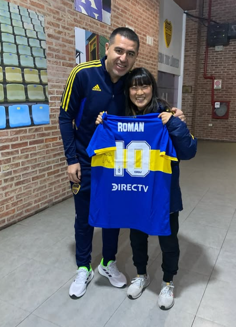 El día que Yuria Sasaki conoció a Riquelme.
