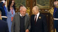 Lula y Puntin durante su último encuentro, en mayo.