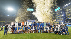 El nuevo técnico de Unión estuvo presente en la Bombonera. El nuevo técnico de Unión estuvo presente en la Bombonera.