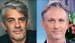 El artista y el comunicador se cruzaron en la mesa.