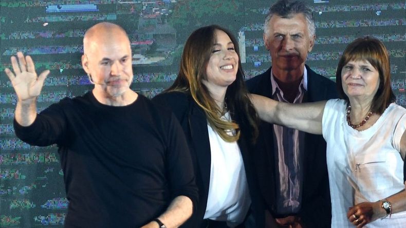 Bullrich, Larreta, Vidal y Mauricio Macri, una foto de los viejos tiempos del PRO.  
