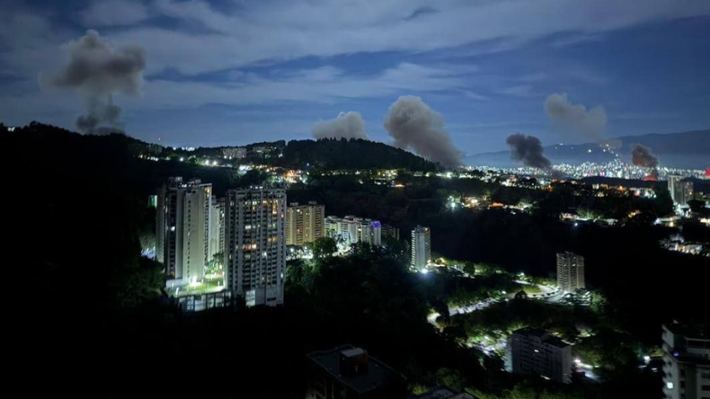 Así fue el bombardeo en Venezuela.