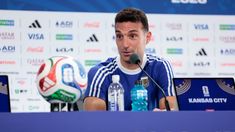 El entrenador de la Selección argentina, Lionel Scaloni.