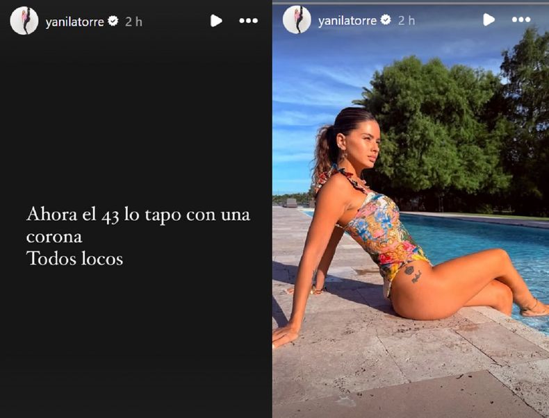 La China Su&aacute;rez busc&oacute; ocultar el 43 pero Yanina Latorre la descubri&oacute;.