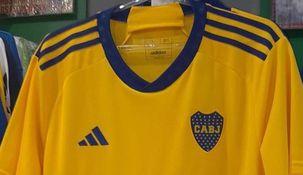 Así será la nueva camiseta suplente de Boca.
