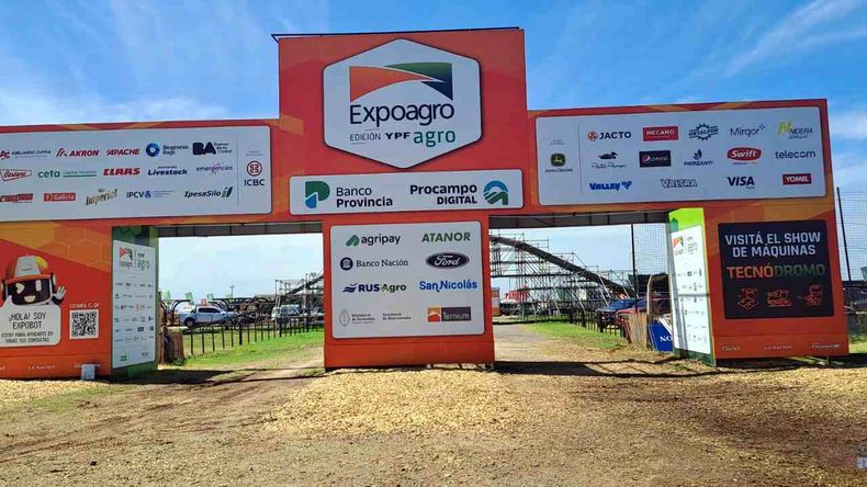 ExpoAgro 2024 se desarrolla del 5 al 8 de marzo en el predio ferial y autódromo de San Nicolás.