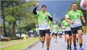 René Sánchez, el corredor que se enteró al final de la carrera el sexo de su hijo.