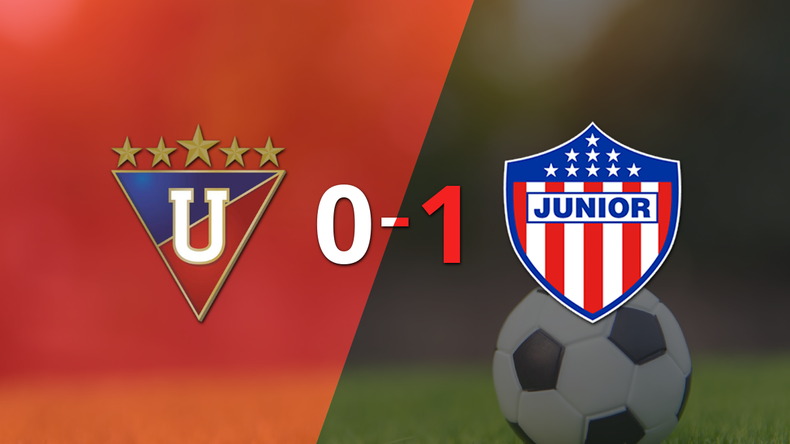 Junior se quedó con la victoria 1-0 ante Liga de Quito en el estadio la Casa Blanca