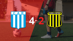 con dos goles de bruno nasta, racing (cba) vencio a mitre (se) con dos goles de bruno nasta, racing (cba) vencio a mitre (se)