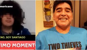 Este es Santiago, el supuesto sexto hijo de Diego Maradona Este es Santiago, el supuesto sexto hijo de Diego Maradona