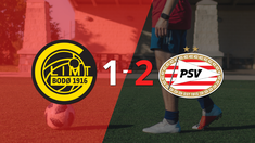 PSV superó 2-1 a FK Bodo/Glimt como visitante