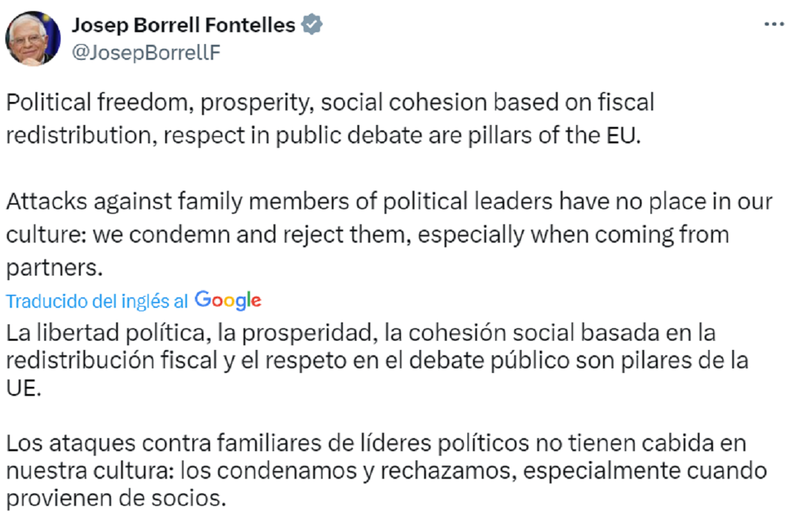 La publicaci&oacute;n de Josep Borrell.