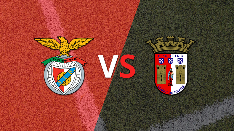 Benfica da vuelta el marcador y triunfa 3 a 1 sobre SC Braga