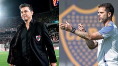 Gallardo y Gago, los entrenadores de River y Boca. Gallardo y Gago, los entrenadores de River y Boca.
