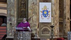 La misa fue precidida por el rector de la Catedral porteña, Alejandro Russo.