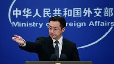 Guo Jiakun, vocero del gobierno Chino. Guo Jiakun, vocero del gobierno Chino.